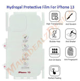 Matte Feel  Scratchproof Guard With Logo Cut For Full Protect iPhone Back And Sides