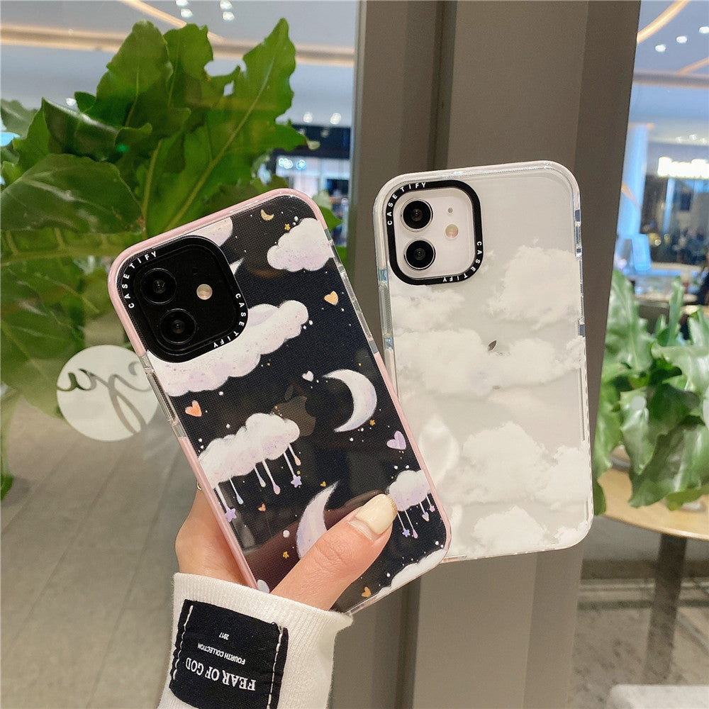 Casetify Silicone Soft TPU Cloud Case For iPhone