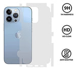 Clear Glossy Scratchproof Guard With Logo Cut For Full Protect iPhone Back And Sides
