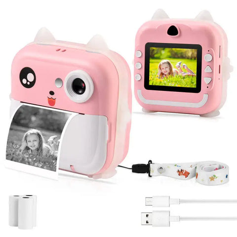 Mini Kids Camera Thermal Printer (Multicolor)