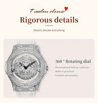 Luxury Diamond Rotating Dial Watch