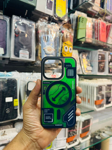 Youngkit Gradient Neon Sand case Green