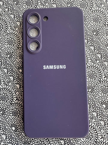 Silicone inside velvet case