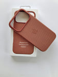 Premium TechWoven  Brown Leather Case