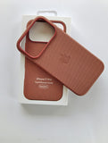 Premium TechWoven  Brown Leather Case