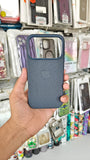 Premium TechWoven  Blue Leather Case