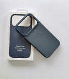 Premium TechWoven  Blue Leather Case
