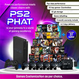 Sony PlayStation 2 | PS2 Phat | 32GB Gaming Console | 32 Best Games Bundle 2 Controllers | Warranty Included | Fast Delivery