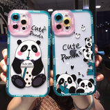 Soft Silicon Cute Panda Case