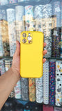 Colorful Leather Case With Gold Border For Iphone 13 Pro Max