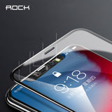 Rock Original Anti dust 7d Tempered Glass Sides Tapered Best Tempered Glass for iPhone X/Xs/XsMaxx/Xr