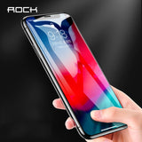 Rock Original Anti dust 7d Tempered Glass Sides Tapered Best Tempered Glass for iPhone X/Xs/XsMaxx/Xr