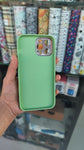 Colorful Leather Case With Gold Border For Iphone