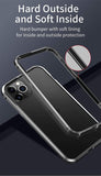 iPhone 12/12 Pro Bumper Case Metal Frame Protected Cover