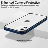 iPhone 12/12 Pro Bumper Case Metal Frame Protected Cover