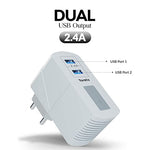 Dual USB Charger Adapter with Bluetooth Wireless Speaker