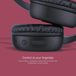 Wireless Headset with 10 Hours Playback, Club-Like Bass and Built-in Mic