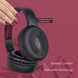 Wireless Headset with 10 Hours Playback, Club-Like Bass and Built-in Mic