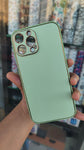 Colorful Leather Case With Gold Border For Iphone