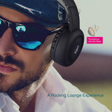 Wireless Headset with 10 Hours Playback, Club-Like Bass and Built-in Mic