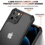 Carbon Fiber Defender Case For iPhone