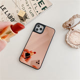 iPhone Casetify  Silver Plating Mirror Acrylic Glass Case