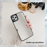 iPhone Casetify  Silver Plating Mirror Acrylic Glass Case