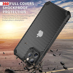 Carbon Fiber Defender Case For iPhone