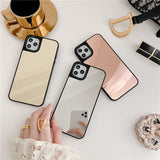 iPhone Casetify  Silver Plating Mirror Acrylic Glass Case