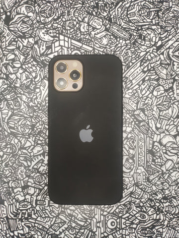 Silicon Case with Velvet Inside for iPhone 12/12 pro (Black)