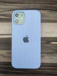 Silicon Case with Velvet Inside for iPhone 12 Mini (Sky blue)