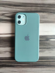 Silicon Case with Velvet Inside for iPhone 12 Mini (Green)