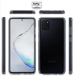 Samsung Galaxy S10 Lite Ultra Hybrid Transparent Fiber Hard Back Sides Soft with Small Bumper On The Sides