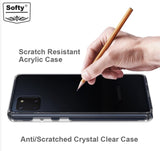 Samsung Galaxy S10 Lite Ultra Hybrid Transparent Fiber Hard Back Sides Soft with Small Bumper On The Sides