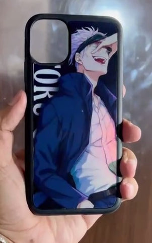 New  Holographic Gojo Saturo (Jujutsu Kaisen ) Anime case