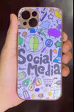 New Social Media Case With Golden Side