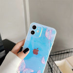 Laser Butterfly Soft Clear TPU Case