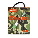 Ubon USB Type C Fast Charging & Data Sync Cable Commando Series 1.5 meter Cloth Material 2.4A Military Grade Cable