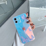 Laser Butterfly Soft Clear TPU Case