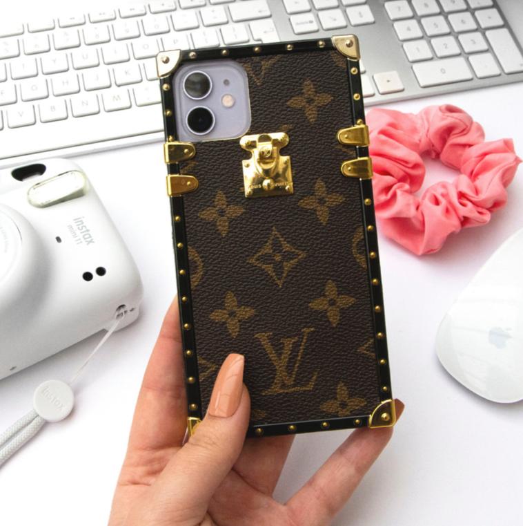 Square lv phone case