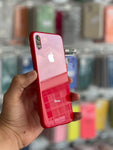 iPhone Xs Max Red Glass Case