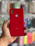 iPhone Xs Max Red Glass Case