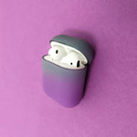 Gradient Color Airpods 1/2 Hard Case (Purple Grey)