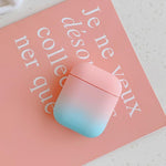 Gradient Color Airpods 1/2 Hard Case (Blue Pink)