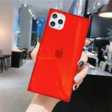 Square Soft Colored Jelly Case