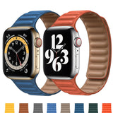 Leather Link Apple Watch Band