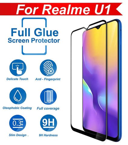 6D Tempered Glass Realme U1