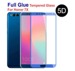 5D Glass Honor 7X Blue
