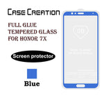 5D Glass Honor 7X Blue