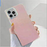 Mirror Laser Square Case For iPhone